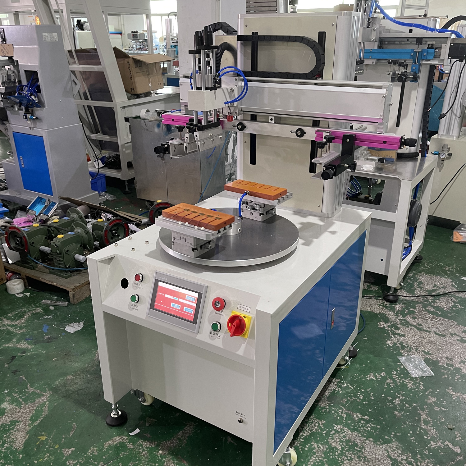 Semi Automatic Rotary Silk Screen Printer ( HX-600R/2)