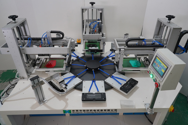 3 Colors Flat Silk Screen Printing Machine - New Product