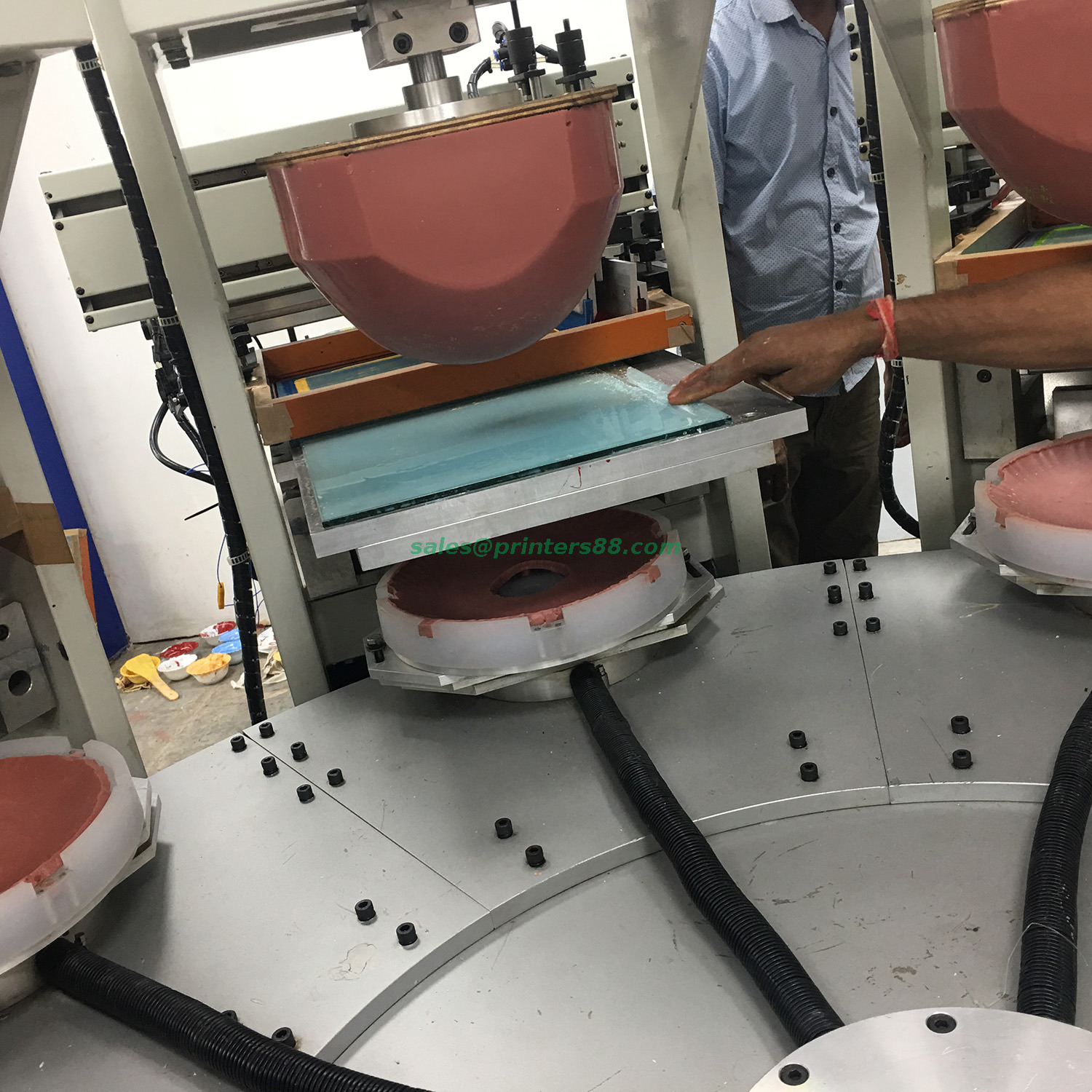 Opal Glassware Pad Printing Machine