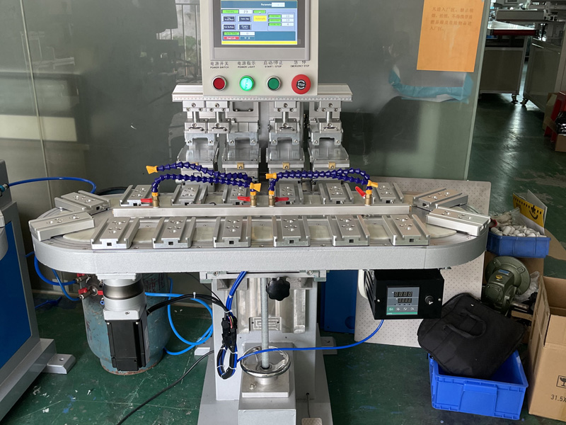 4 Color Servo Control Pad Printer Sold to Brazil 