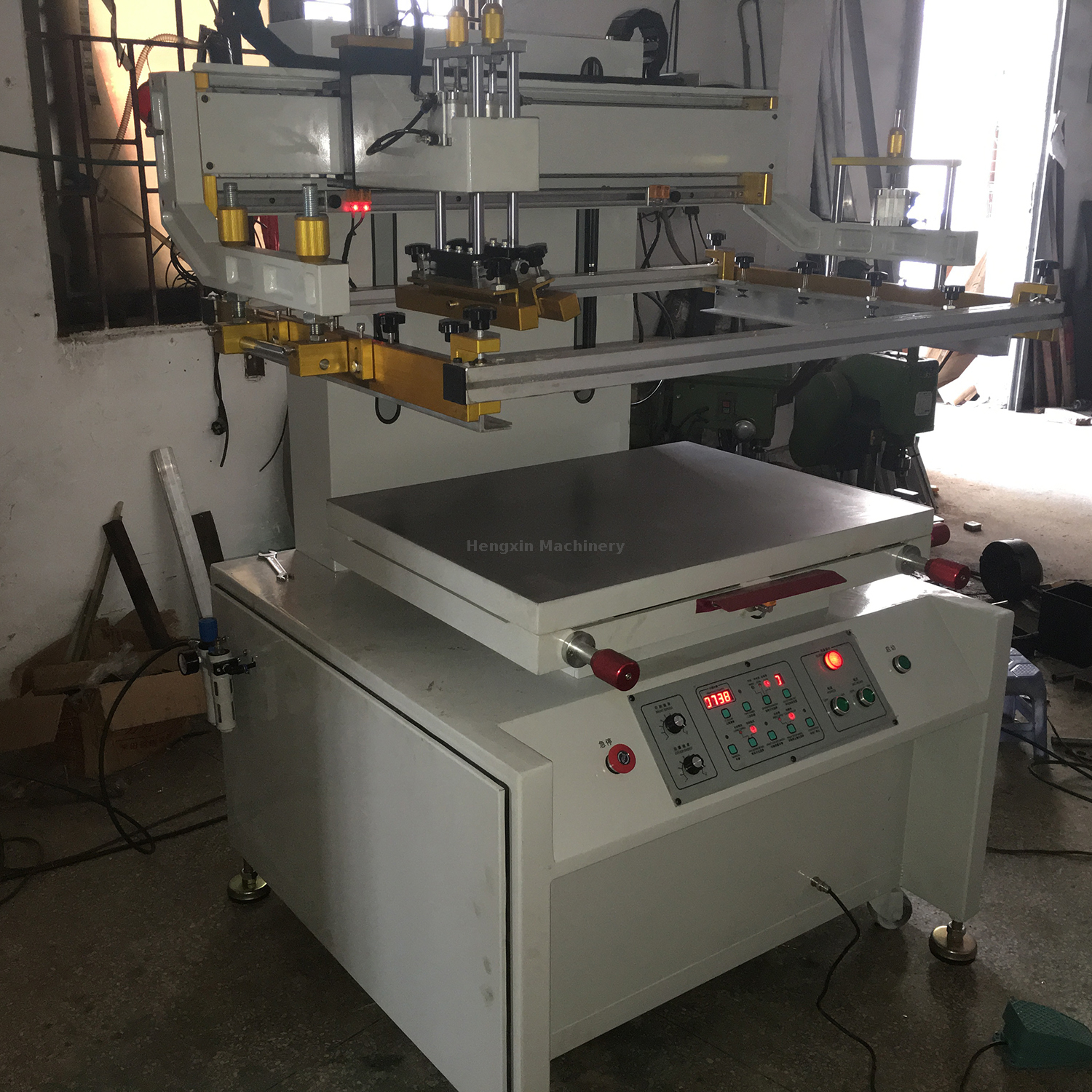 Flat Vacuum Screen Printing Machine (HX-5070)