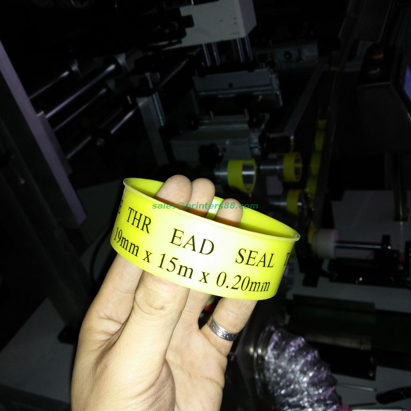 Automatic Screen Printer for Teflon Tape Case