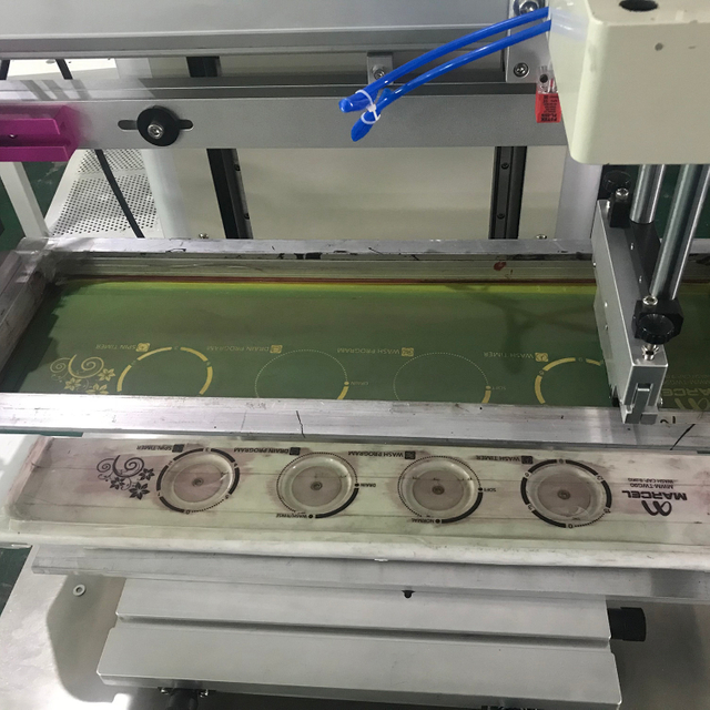 Screen Printing Machine for Washing Machine Control Panel