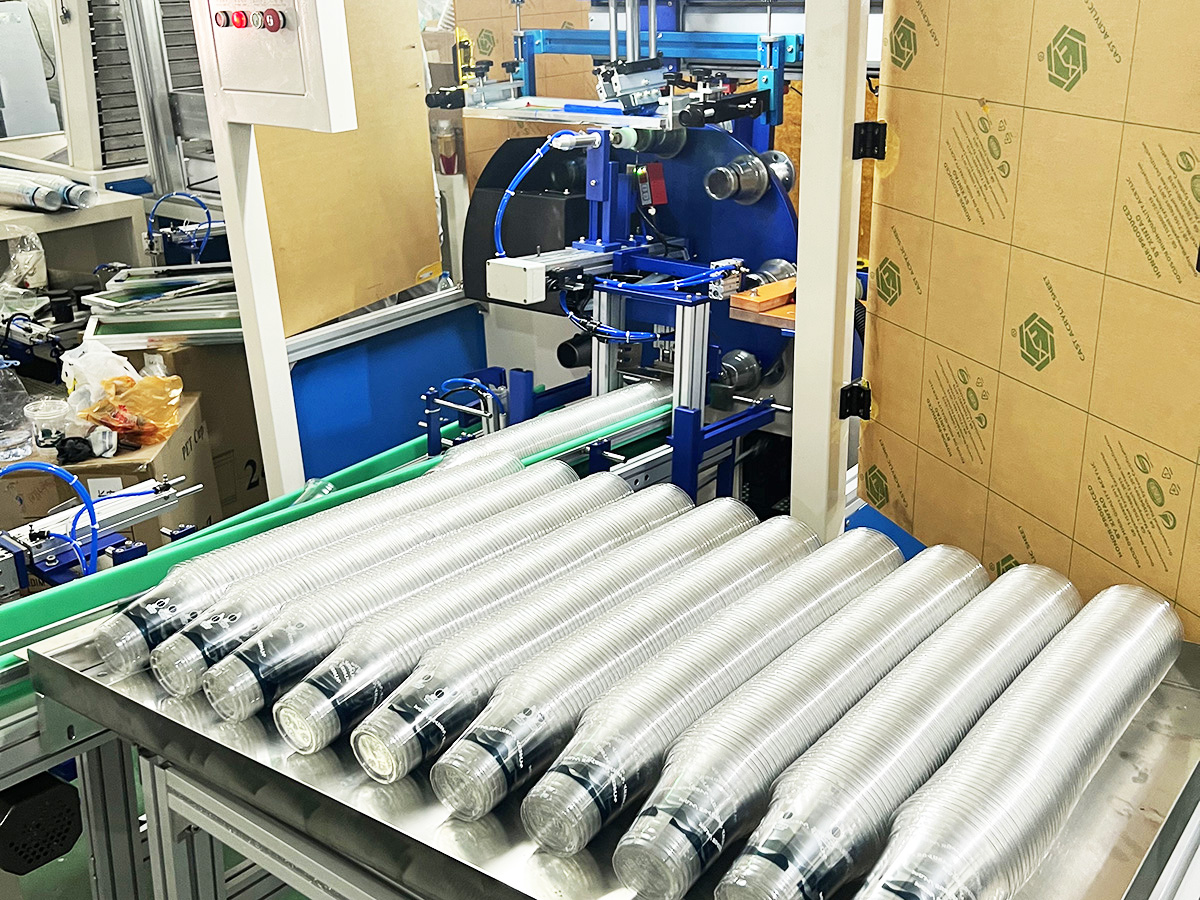 Multicolor Plastic Cup Automatic Screen Printing Machine Ship To Armenia