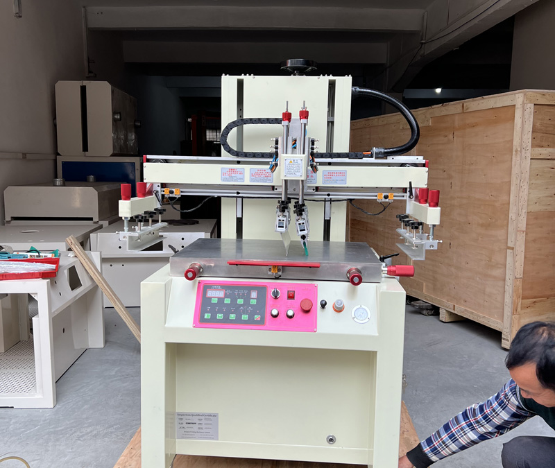 Flat Screen Printing Machine Sold to Hungary