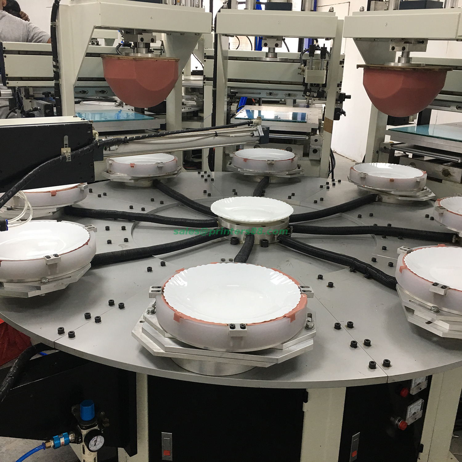 Opal Glassware Pad Printing Machine