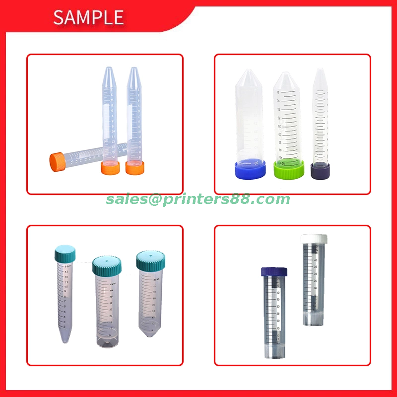 2 Colours Automatic Centrifuge Tubes UV Screen Printing Machine with Cap Assembly (HX-230S-2)