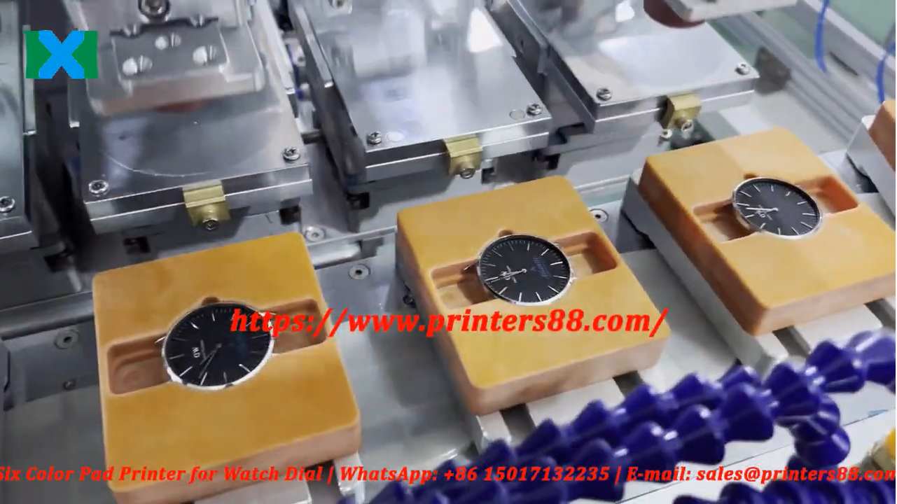 Six Color Pad Printer for Printing on Watch Dial Ink Cup Pad Printing Machine